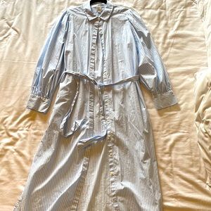 A New Day Puff Sleeve Midi Dress